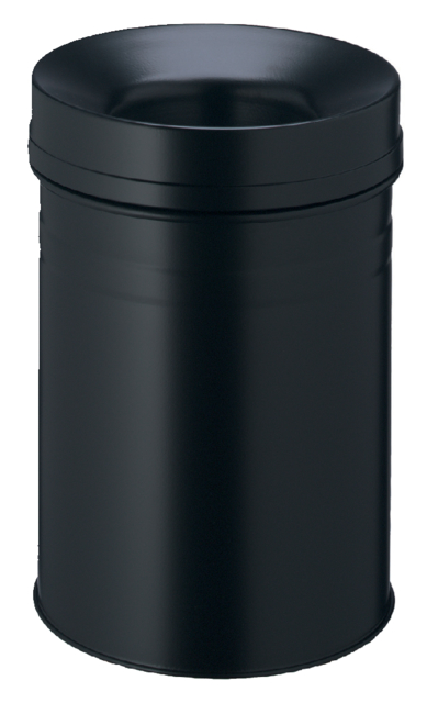 Corbeille à papier Durable anti-feu 15 litres noir