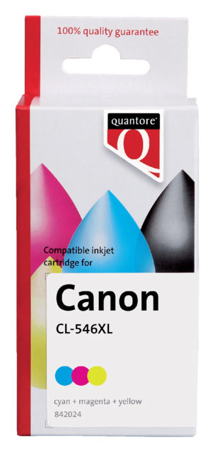 Cartouche d’encre Quantore alternative pour Canon CL-546XL couleur