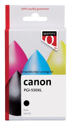 [842030] Inktcartridge Quantore alternatief tbv Canon PGI-550XL zwart HC