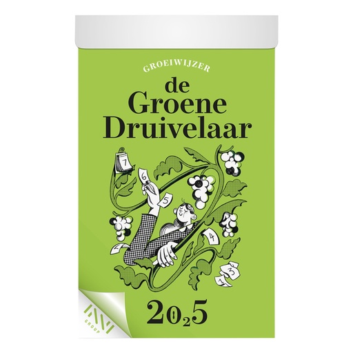 [1430634] Dagscheurkalender 2025 de Groene Druivelaar