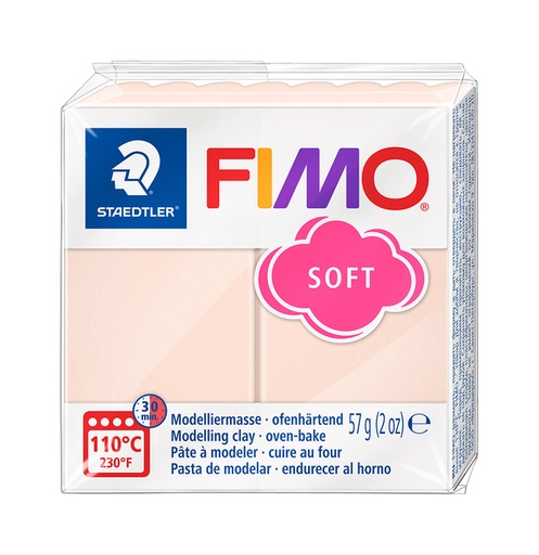 [1434415] Boetseerklei Fimo soft 57 gram perzik