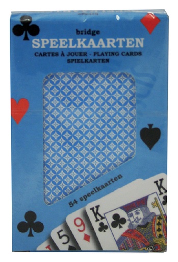 [798573] Speelkaarten premium blauw