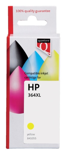 [841055] Cartouche d’encre Quantore alternative pour HP CB325A 364XL jaune HC