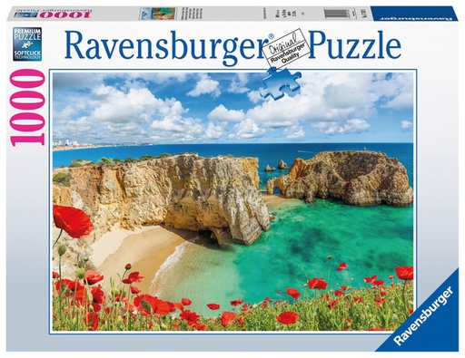 [1422566] Puzzel Ravensburger Klaprozen in de Algarve 1000 stukjes