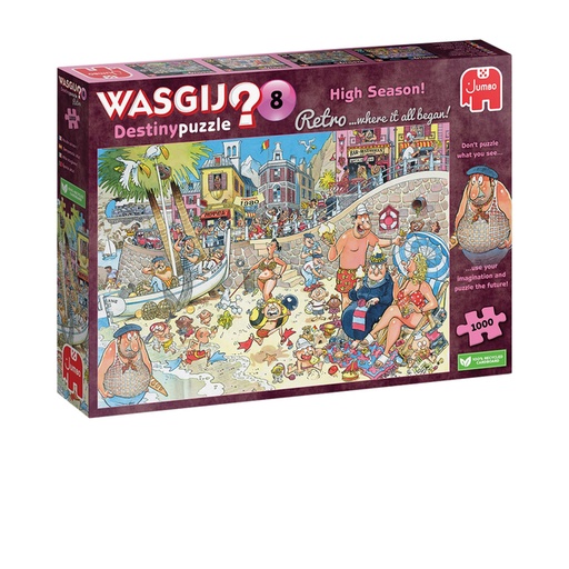 [1423362] Puzzel Wasgij Retro Destiny 8 Hoogseizoen 1000 stukjes