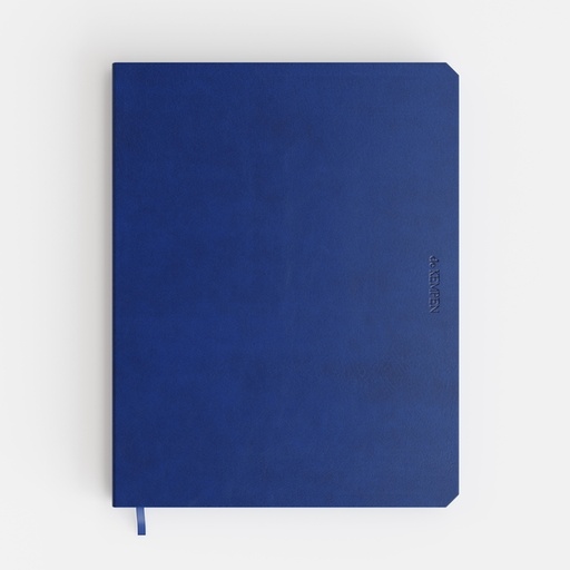 [1435001] Carnet de notes De Kempen Blue Notes 171x220mm ligné 192 pages 90g bleu