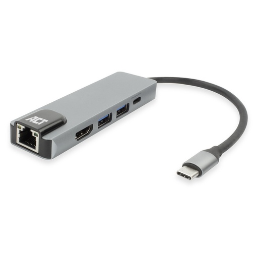 [1434949] Dockingstation ACT USB-C 4K voor 1 HDMI monitor