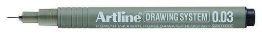 [1430978] Fineliner Artline technisch 0.03mm zwart