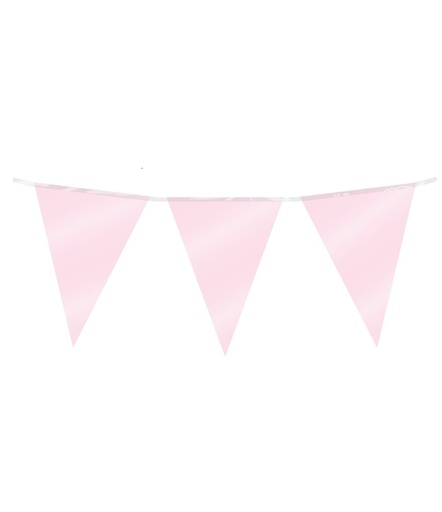 [1435045] Drapeaux Party Foil rose bébé