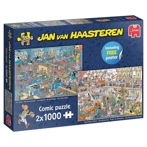 [1430155] Puzzle JvH Le marché du bricolage et la rénovation 2x1000pcs