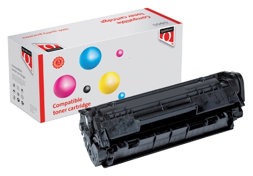 [851021] Cartouche toner Quantore alternative pour HP Q2612X 12X noir