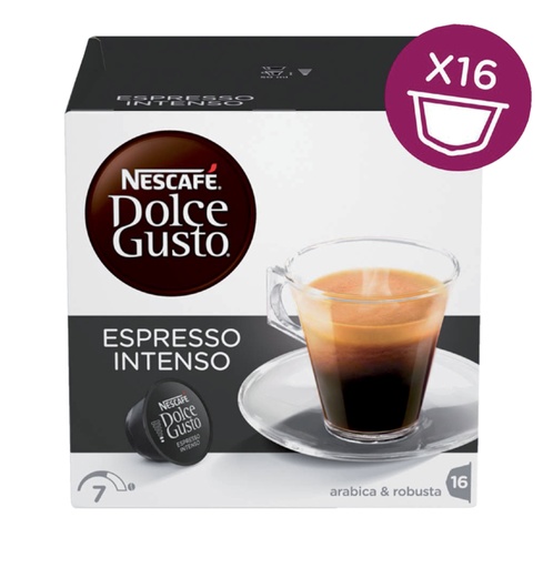 [108102] Koffiecups Dolce Gusto Espresso Intenso 16 stuks