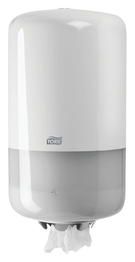 [892069] Poetspapierdispenser Tork M1 Elevation klein wit 558000