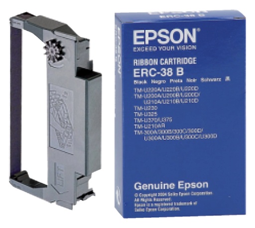 [404931] Lint Epson S015244 voor ERC38 nylon zwart