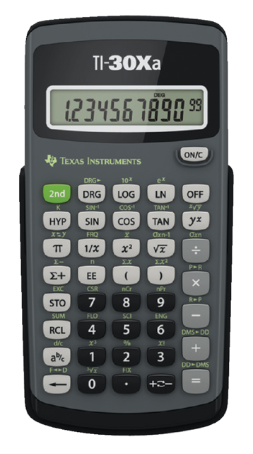 Calculatrice TI-30XA