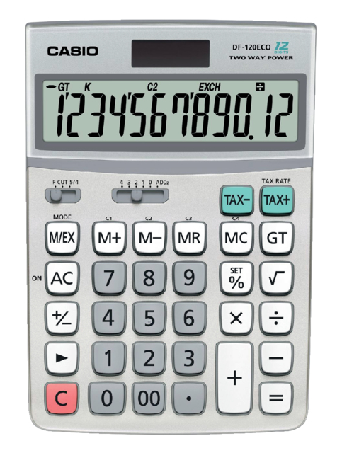 Calculatrice Casio DF-120 Eco