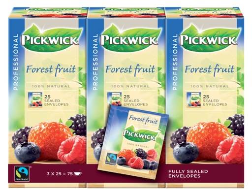 [890388] Thé Pickwick Fair Trade fruits des bois 25x 1,5g