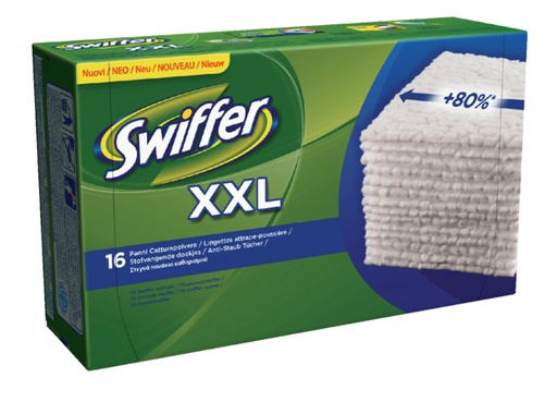 [891631] Recharge Swiffer XXL avec 16 chiffons secs