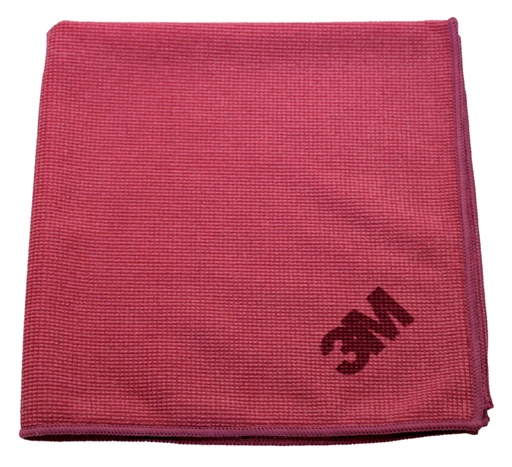 [891608] Chiffon microfibre Scotch-Brite Essential 360x360mm rouge 10 pièces