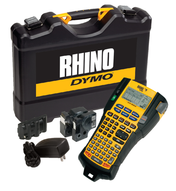 Etiqueteuse Dymo Rhino Industriel 5200 ABC 19mm jaune en coffret