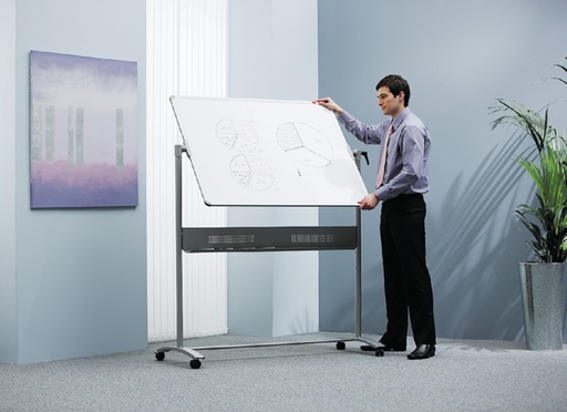 [919977] Whiteboard Nobo Kantelbord Classic 90x120cm gelakt staal