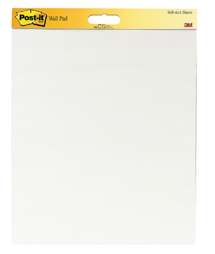 [392519] Meeting chart Post-it 566 Super Sticky 50,8x60,9cm uni incl. bandes Command 2 pièces