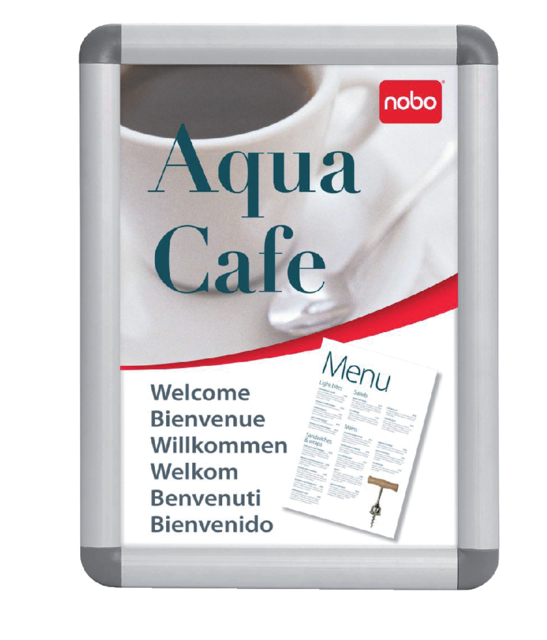 Porte-affiches clipsable Nobo Premium Plus A0 1189x841mm aluminium