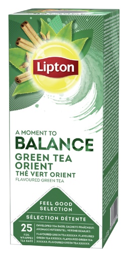 [890025] Thé Lipton thé vert Orient 25x 1,5g