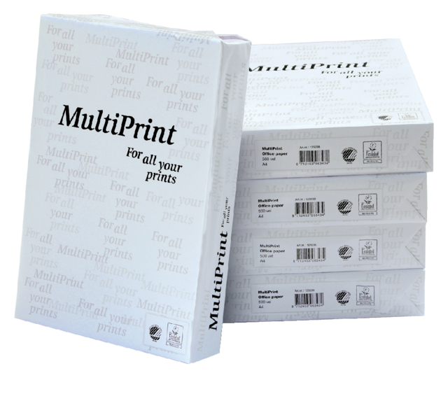 Papier copieur Multiprint A4 75g blanc 500 feuilles