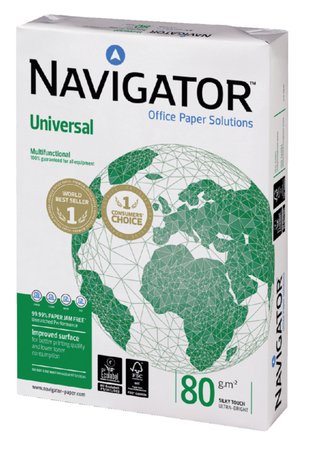 Papier copieur Navigator Universal A4 80g blanc 500 feuilles