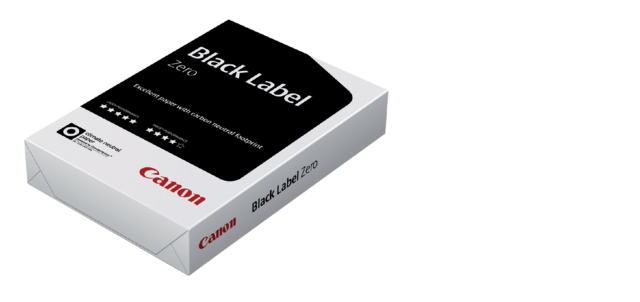 Papier copieur Canon Black Label Zero A4 75g blanc 500 feuilles