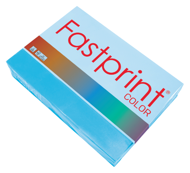 Papier copieur Fastprint A4 80g bleu azur 500 feuilles