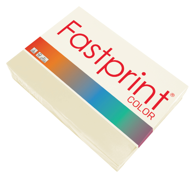 Papier copieur Fastprint A4 120g blanc crème 250 feuilles