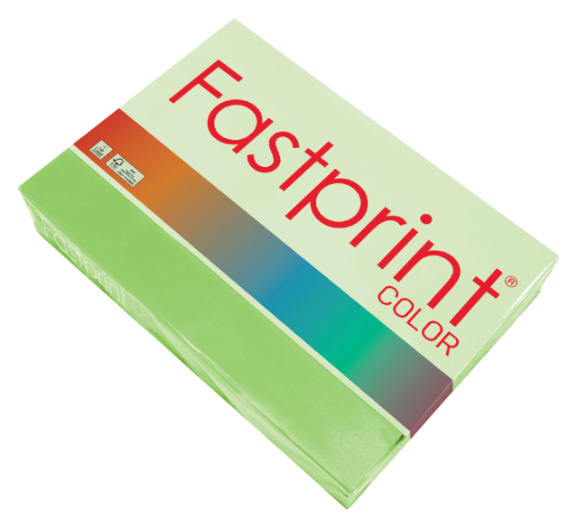 Papier copieur Fastprint A4 160g vert clair 250 feuilles