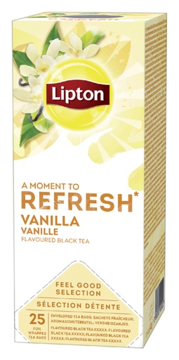 [899975] Thé Lipton Refresh Vanille 25x 1,5g