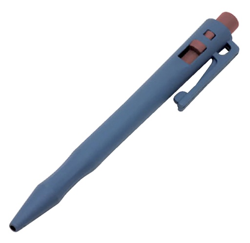 [610081] Stylo bille détectable Detectamet Cryo HD clip bleu