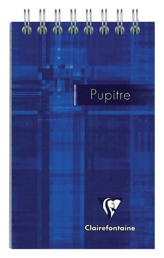 [034004] Bloc-notes à spirale Clairefontaine Puptire 75x120mm ligné