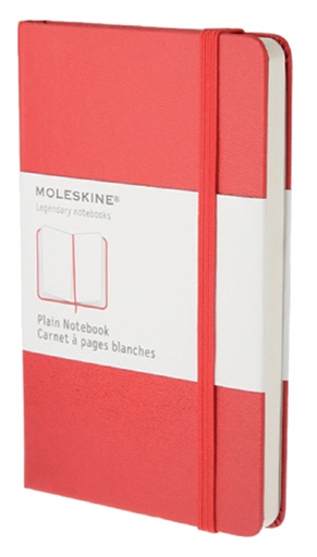 [011519] Carnet de notes Moleskine Large 130x210mm uni rigide rouge