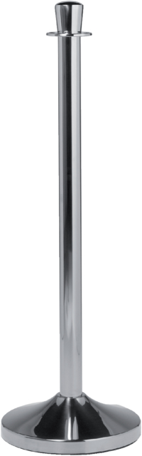 Poteaux Securit 100cm avec socle chromé